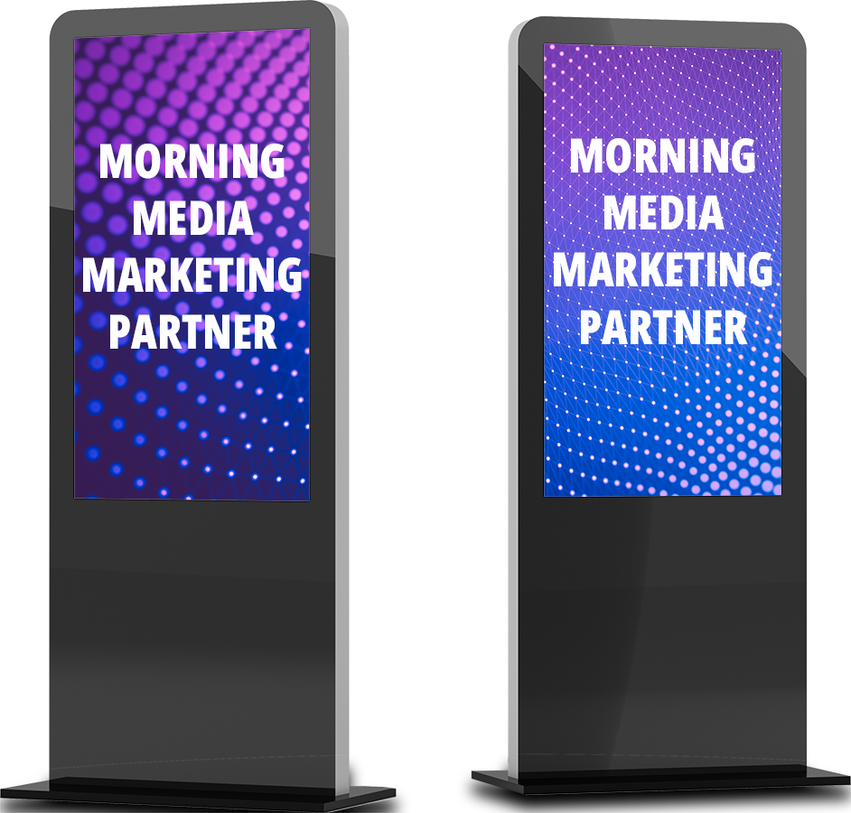 Morning Media Marketing Partner Digital Advertising Kiosk