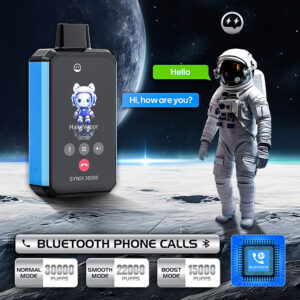 Halo Disposable Nicotine Vaping Device with Bluetooth AI Chat and Available Games