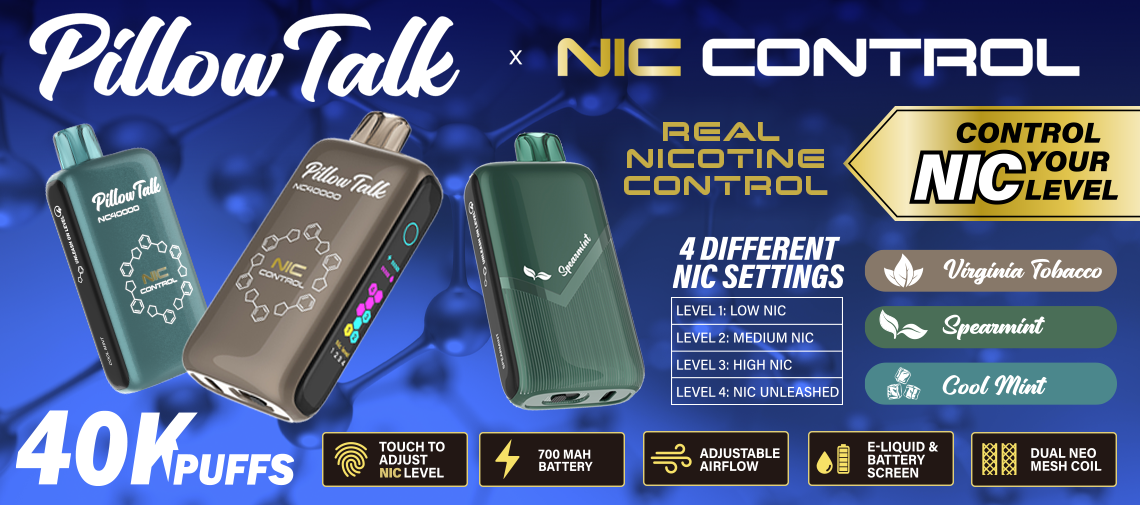 Pillow Talk Nic Control NC40000 Adjustable Nicotine Disposable Device